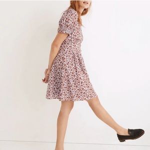 New with tags Madewell floral print cotton dress, size 0